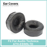 ATH-ESW9LTD หูฟังสำหรับเครื่องเสียง Technica หูฟังหนังแกะนุ่มสบาย Earcushions แผ่นโฟม