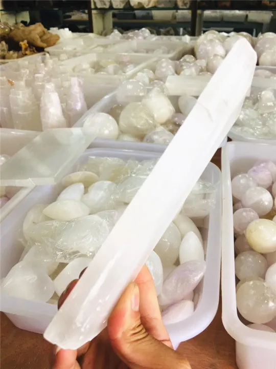 high-quality-10cm-quartz-crystal-selenite-reiki-healing-chakra-minerals-and-natural-stones