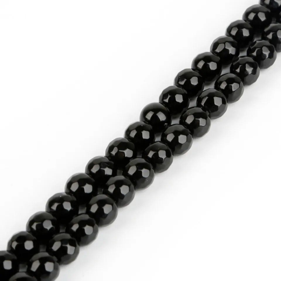 Natural Black Hematite Stone Beads Round Loose Beads For Jewelry Making 2 3  4 6 8 10 12mm Diy Bracelet Accessories 15Strand