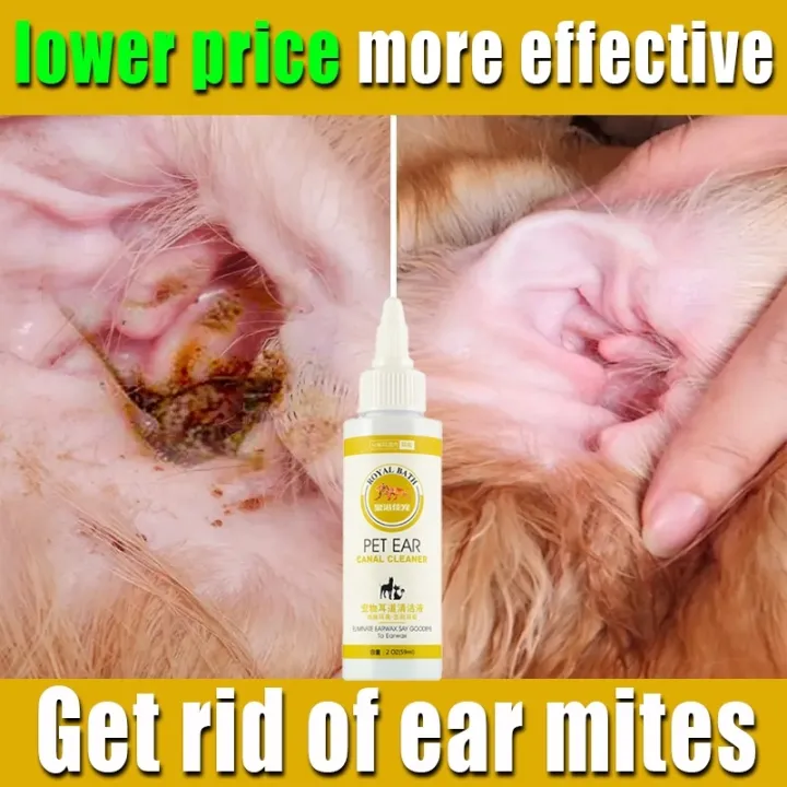 aMillet pet ear drop 60ML dog cat ear drops ear cleaning and odor ...