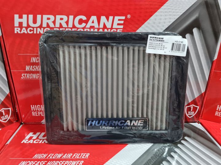 hurricane-กรองอากาศสแตนเลส-mitsubishi-space-wagon-2-4l-ปี-2004-2012