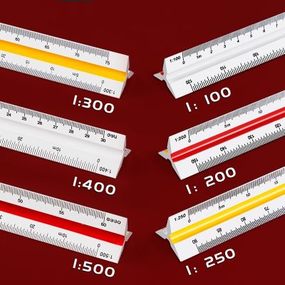 【jw】◄✇  Triangular scale ruler Trigonous triangle high precision student E8930