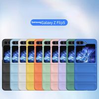 ธุรกิจ Z พลิก5สีทึบฝาครอบป้องกันเคสแข็งสำหรับ Samsung Galaxy Z พลิก5