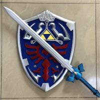 1:1 Game Anime Skyward Sword Shield Link Weapon Cosplay Sword Kids Gift Role Play Gift 80cm Rubber Unsharpened