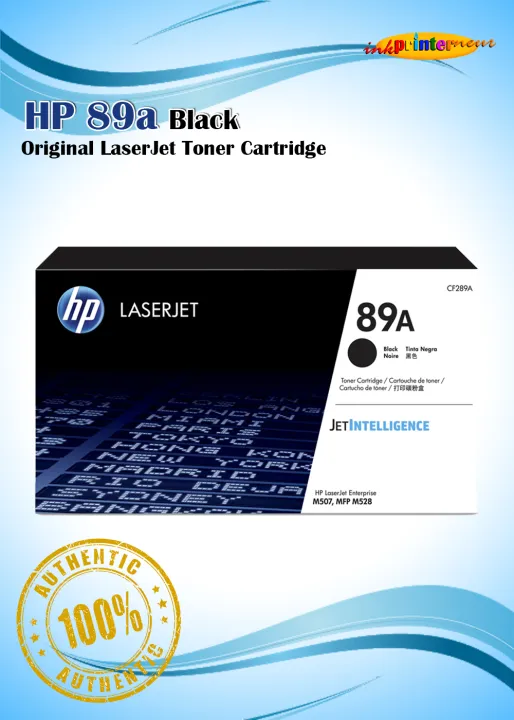 Hp 89a Cf289a Original Toner Cartridge Lazada Ph