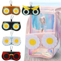 INS Cartoon Women Portable Sun Eye Glasses Box PU Leather Eyewear Sunglasses Cute Case Protection Storage Bags Sunglasses H0V8