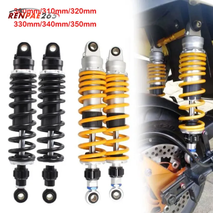 1 Pair Motorcycle Shock Absorber Rear Suspension Buffer Retro Damping