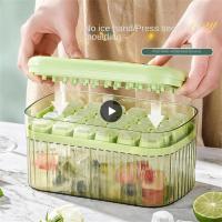 Large Capacity Kitchen Tools Refrigerator Ice Storage Box Set Bar Wine Food Grade Silicone Ice Blocks Make Storage Mold Ice Maker Ice Cream Moulds