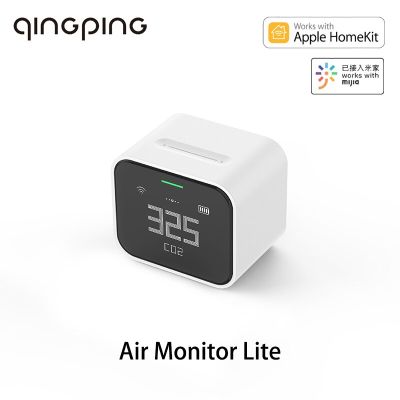 Qingping Air Detector Lite Retina Touch IPS Screen Mobile Touch Operation Mi Home PM2.5 Air Monitor Supports for Apple HomeKit