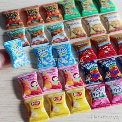 hot！【DT】☋▲  1/6 Scale Miniature Dollhouse Snack Chips Food for Barbies Blyth Pretend Accessories