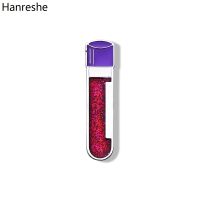 【CW】✥◆  Hanreshe Exquisite Enamel Test Tube Brooch Pin Science Lab Jewelry Lapel Badge for Doctor Scientist