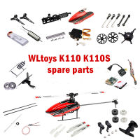 WLtoys K110S RC เฮลิคอปเตอร์ Sparts อะไหล่เกียร์ Tail มอเตอร์ใบมีดแบริ่ง Charger เมนบอร์ดรีโมทคอนลพวงมาลัย Engine