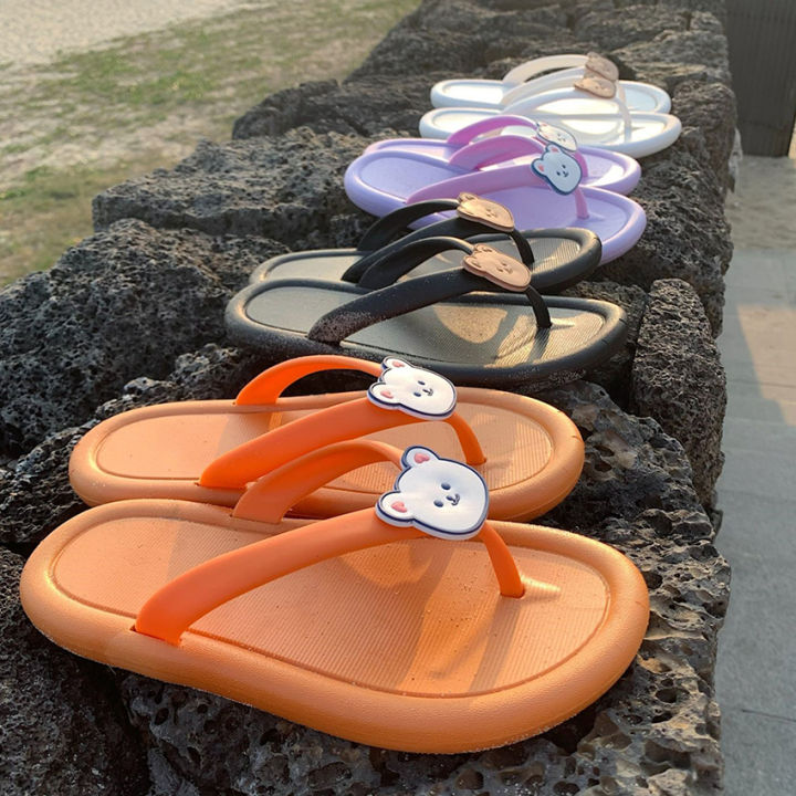 รองเท้าชายหาด-รุ่นใหม่ยางpe-น้ำหนักเบา-ไม่อับชื่น-รองเท้าแตะ-รองเท้าแตะหูหนีบ-รองเท้าชายหาด
