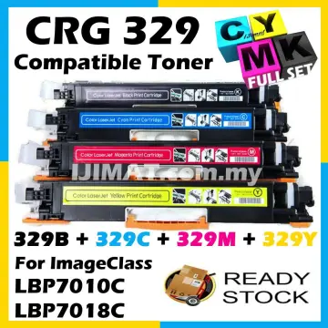 FULL SET Premium Compatible Color Laser Toner Cartridge 329