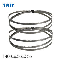 TASP 2pcs 1400mm Band Saw Blade 1400x6.35x0.35mm Woodworking Bandsaw Tools for 8 Draper Scheppach Einhell TH-SB200 TPI 6 10 15