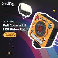 Smallrig Vibe P108สีเต็มมินิแอลอีดีแฟลชวิดีโอ W 3 Cold Shoe 2500Mah สำหรับ Youtube Vlogging (“แผ่นเสียง” รุ่นลิมิเต็ด) 4276
