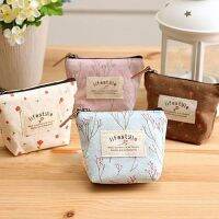 Coin purse female small wallet mini cute Korean key storage money fabric canvas bag student coin purse