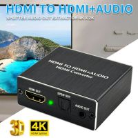 Hdmi audio extractor HDMI to HDMI and Optical TOSLINK SPDIF + 3.5mm Stereo Audio Extractor Converter HDMI Audio