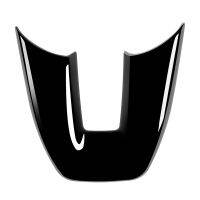 5X Car Glossy Black V Style Steering Wheel Panel Cover Trim Decoration Frame Sticker For Honda Vezel HR-V HRV 2021 2022