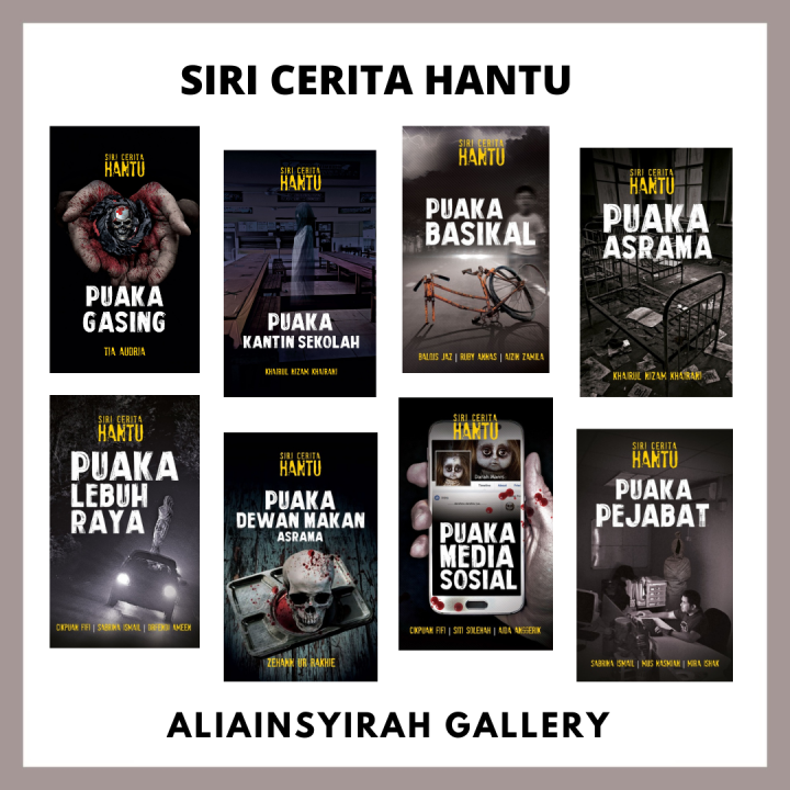 Buku Siri Cerita Hantu Novel Seram Buku Cerita Kisah Seram Lazada