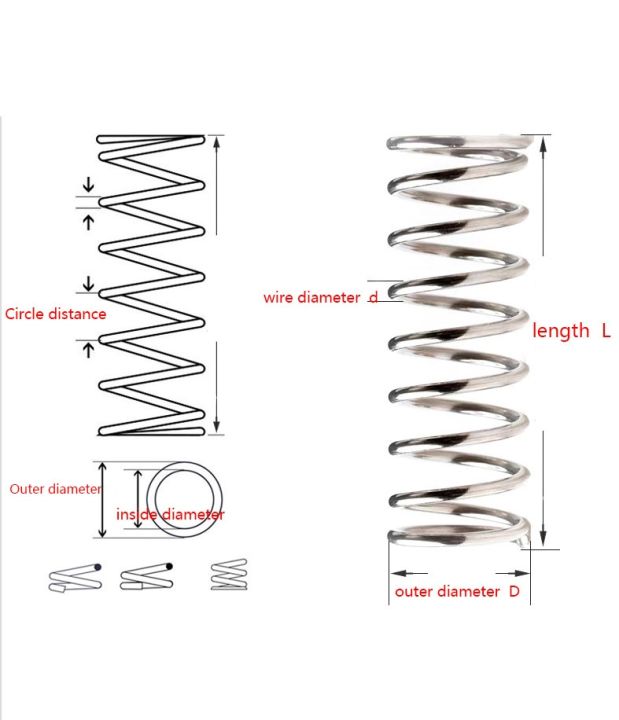 10pcs-304-stainless-steel-compression-spring-wire-diameter-0-3mm-return-spring-small-springs-spiral-spring-ressort-length-5-50mm