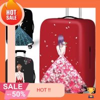 luggage cover ถุงคลุมกระเป๋าเดินทาง ผ้าคลุมกระเป๋าเดินทาง ูกมาก ยืดหยุ่น ป้องกันรอยขีดข่วน แบบผ้า ยืดหยุ่นสู  18-32นิ้ว หนาพิเศษ อุปกรณ์เสริมกระเป๋าเดินทาง suitcase cover ป้องกันกระเป๋าที่รัก