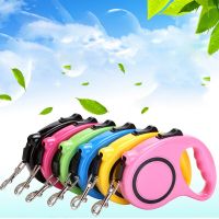 3m/5m Leashes Durable Automatic Retractable Nylon Cat Lead Extension Puppy Walking Running Lead Roulette For Dogs Leashes