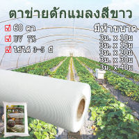 PEPPO STORE【ซื้อ 1 แถม 1】มุ้งขาวกันแมลง ผ้ามุ้งไนล่อนสีขาว 60 ตา ตาข่ายปลูกผัก ตาข่ายกันแมลง มุ้งโรงเรือน มุ้งไนล่อนการเกษตร กันแมลง มุ้งปลูกผัก มุ้งเลี้ยงแมลง อุปกรณ์ตกแต่งสวน มุ้งกันแมลงผัก มุ้งขาวกันแมลง