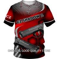 2023 Customized Fashion High Quality Red Cz Shadow 2pcs Full Sublimation 3d T-shirt Summer Short Sleeve T-shirt ，Contact the seller for personalized customization