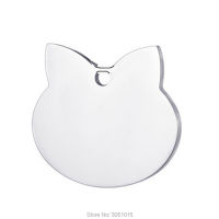 Wholesale 20pcs cat dog ID tag dog Collar Collar plate Puppy cat collar accessory stainless steel pendant Bone Necklace