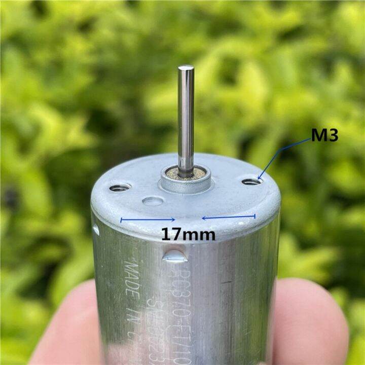 new-370-dc-motor-6v-24v-1200rpm-5000rpm-slow-speed-metal-brush-motor-24mm-micro-round-mute-power-saving-engine-rc370-ft-10800-electric-motors