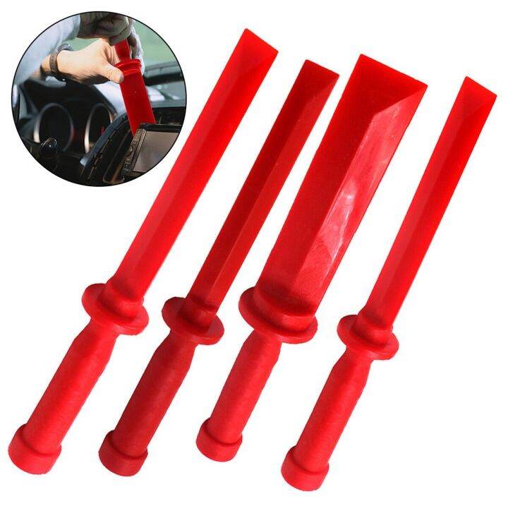 Automotive Plastic Chisel Scrapers with 3 Different Sizes for Versatile