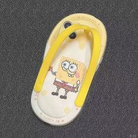 【Ready】 Internet celebrity funny cartoon slippers IPhone131214promax Apple 11 mobile phone case XRxsmax78 all-inclusive