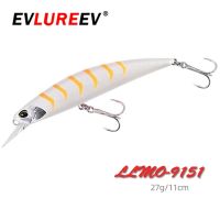 ❂ NEW 11cm 27g Minnow Wobbler Fishing Lure Jerkbait Bait Perch Pesca Sinking Wobblers Fishing Lures Hard Deep Artificial Bait