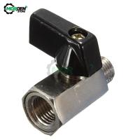 DZ1322 Chrome Brass 1/4 Bsp Ball Valve Faucet to Female Air Compressor Hose Connector Home Improvement