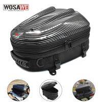 ۞✜ WOSAWE Motorcycle Reat Seat Bag Waterproof Backpack Expandable Capacity Backseat Pack Motocross Travel Helmet Bag 18-24L