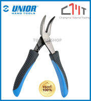 คีมปากแหลม งอ สำหรับช่างอิเลคโทรนิค ขนาด 5.1/2" No.512/4E ยี่ห้อ UNIOR