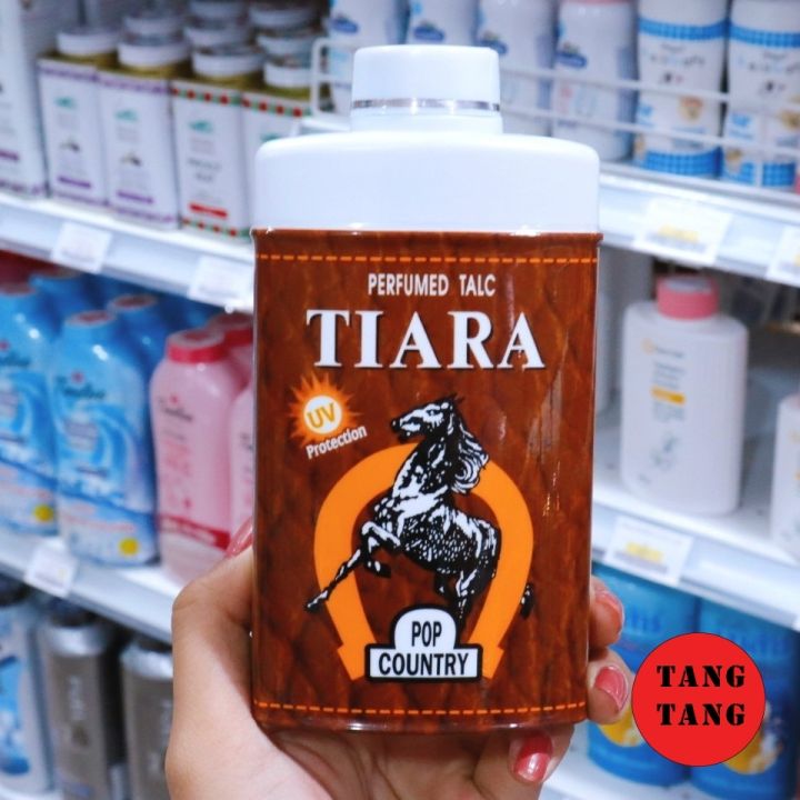 TIARA Pop Country แป้งหอม เทียร่า ป็อป คันทรี่ สูตรป้องกัน UV ขนาด 90 กรัม