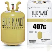 น้ำยาแอร์ R407C  BLUE PLANET 10KG. (สามารถออกใบกำกับภาษีได้) #BLUEPLANET #ชาญวิทย์แอร์บ้านโป่ง