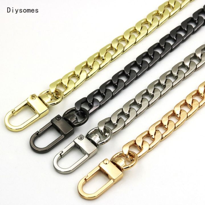 120cm/100cm Convenient Metal Purse Chain Strap Handle Replacement Chain  Handbag Shoulder Bag Chain Accessories Handle