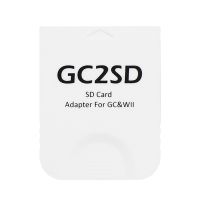 อะแดปเตอร์เมมโมรี่การ์ดอะแดปเตอร์ GC2SD การ์ดสำหรับ GameCubeWii เครื่องอ่านการ์ดหน่วยความจำ Mirco SD อุปกรณ์สำรองสำหรับคอนโซล