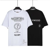 High Street Plus size GALLERY DEPT New Letter LOGO Casual Couple Short Sleeve T-shirt