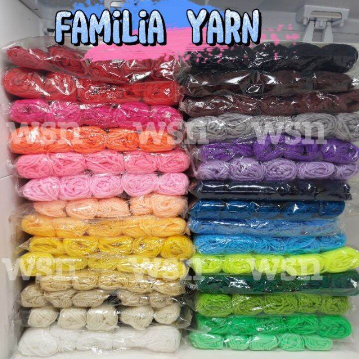 Familia Acrylic Yarn 10 balls per pack 15 grams per ball similar to