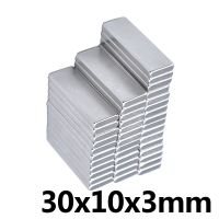 3/5/10PCS 30x10x3mm block Powerful N35 Magnets 30mmX10mm Sheet Permanent Magnet 30x10x3 mm Strong Neodymium Magnetic 30x10x3 mm