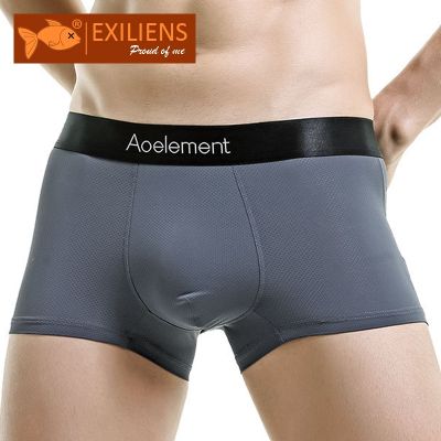 [A Needed] EXILIENS NewMen UnderwearCueca Masculina Ropa ภายใน Hombre นักมวยบุรุษ Boxershorts Calzoncillos สลิปขนาด L-3XL