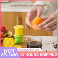 6pcs/sets Round Ice Hockey Ice Making Mould Silicone Ice Lattice Ice Box Ice Mold With Lid New Summer Kitchen Tools Ice Maker Ice Cream Moulds