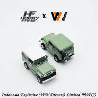 แฟนงานอดิเรก X WWD 1:64 Land Cruiser FJ40รถโมเดล Diecast