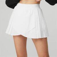 Summer Tennis Pleated Skirts With Shorts Pocket Golf Dance High Wais Sport Fitness Quick Dry Athletic Running Gym Skorts Women