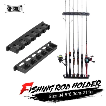 Vertical Fishing Rod Holder Wall Mounted Fishing Rod Rack Store
