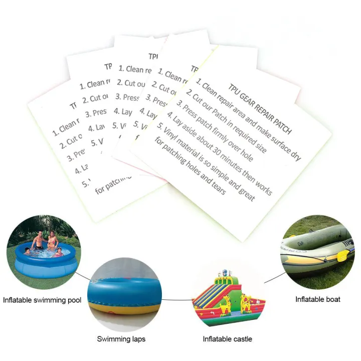 Outdoor Waterproof Patches Translucent Tent Cushion Air Bed Beach Ball